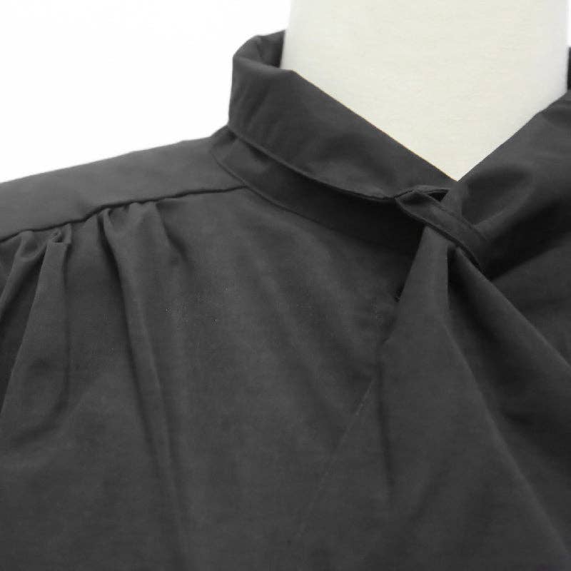 Long Sleeves Loose Solid Color High-Neck Blouses&Shirts Tops MBC3007