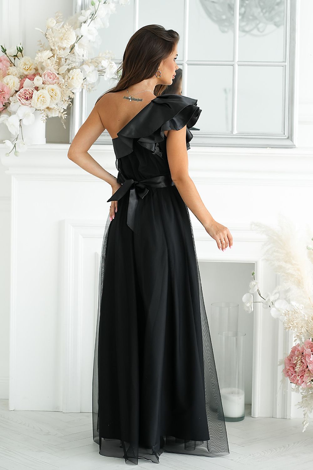 Long dress model 200244 Bicotone