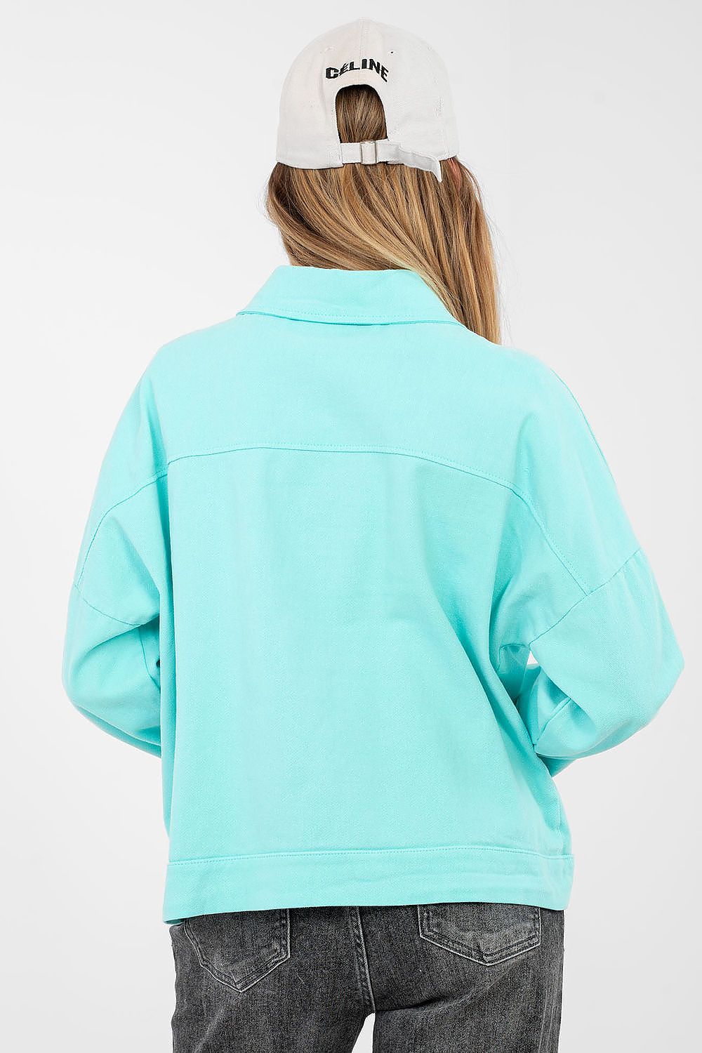 Denim jacket model 223815 Rue Paris