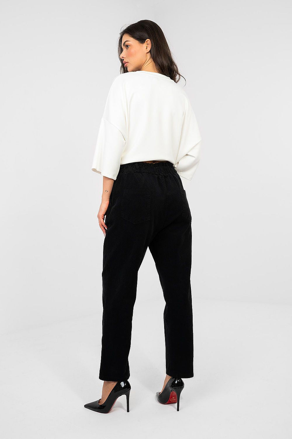 corduroy trousers model 224841 Italy Moda
