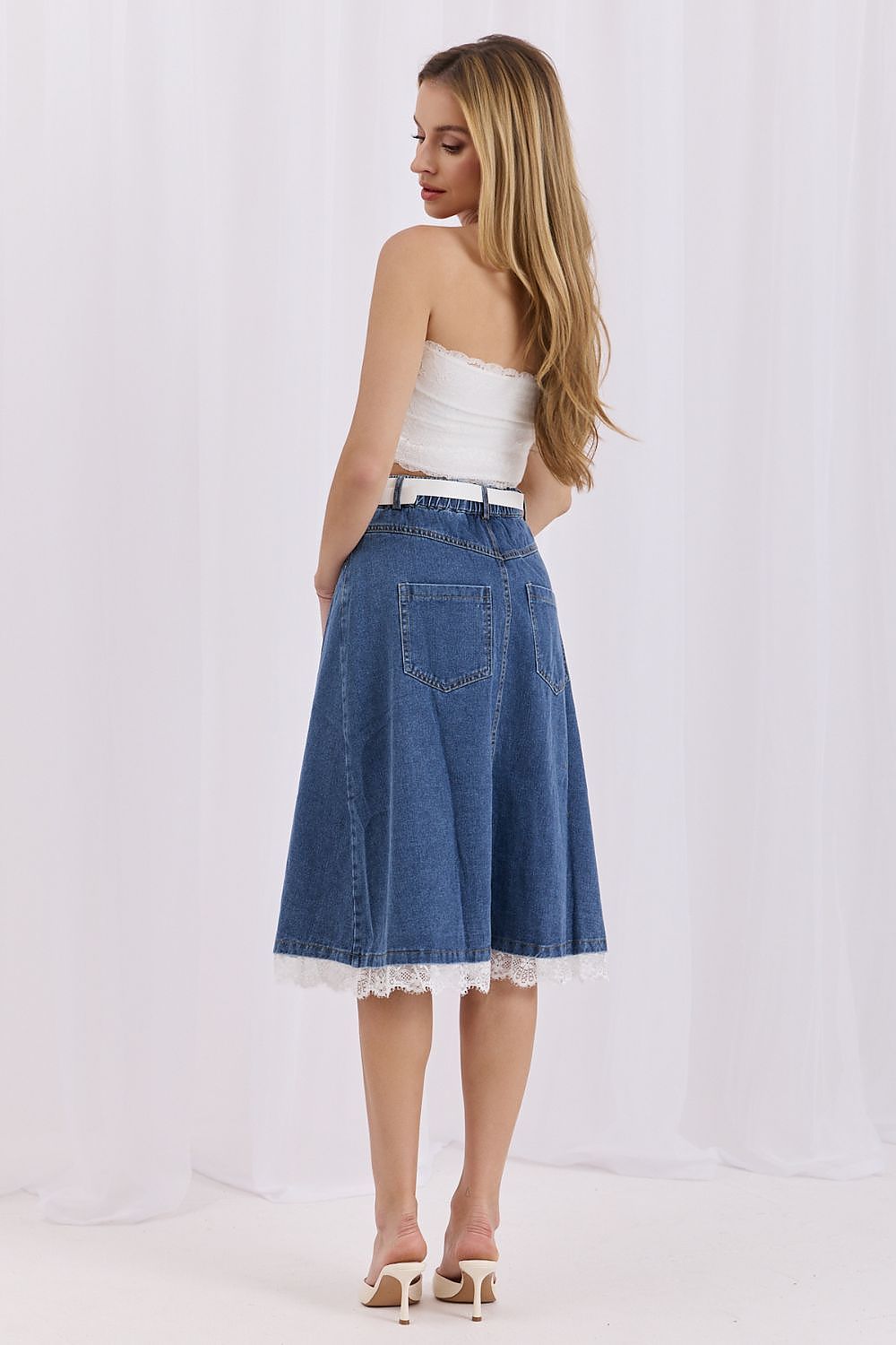~Spódnica jeansowa model 228024 Factory Price