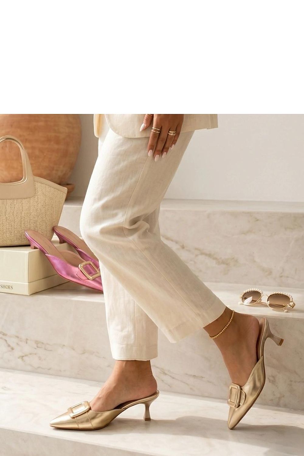 Heeled sandals model 228204 Solea