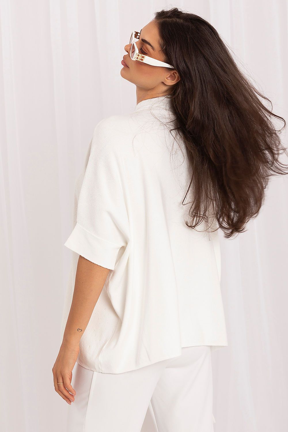 Short sleeve sweater model 231501 Italy Moda