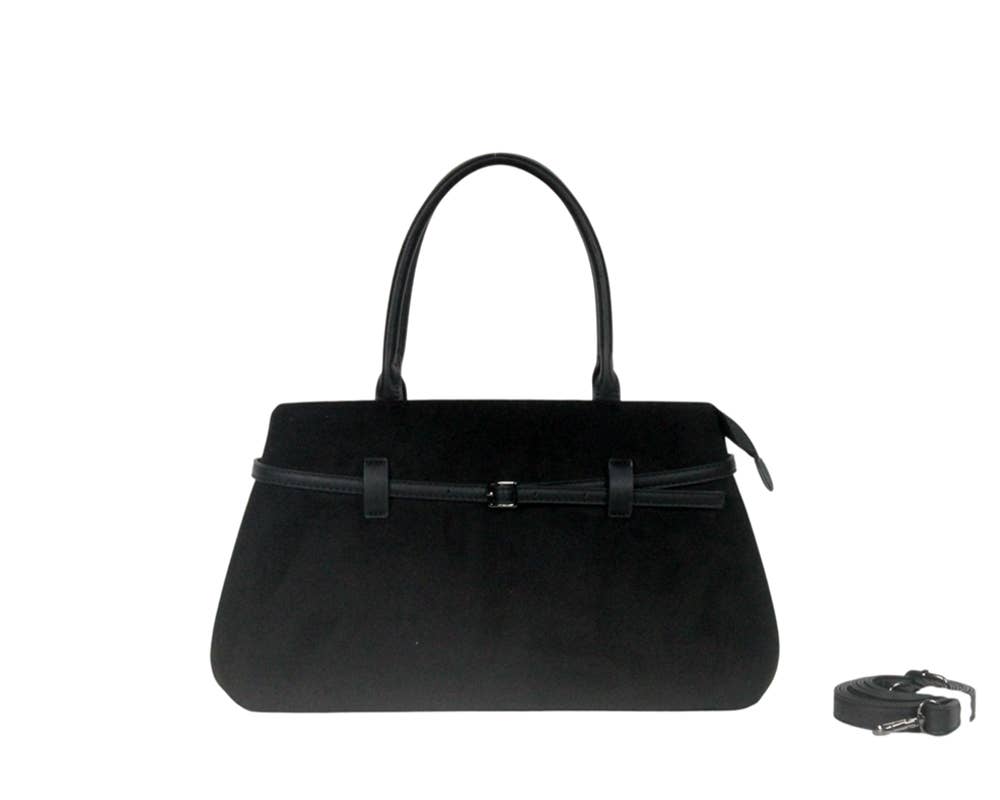 HAND BAG WITH SHOULDER STRAP. SUEDE.MB2003