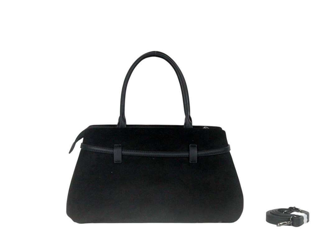 HAND BAG WITH SHOULDER STRAP. SUEDE.MB2003