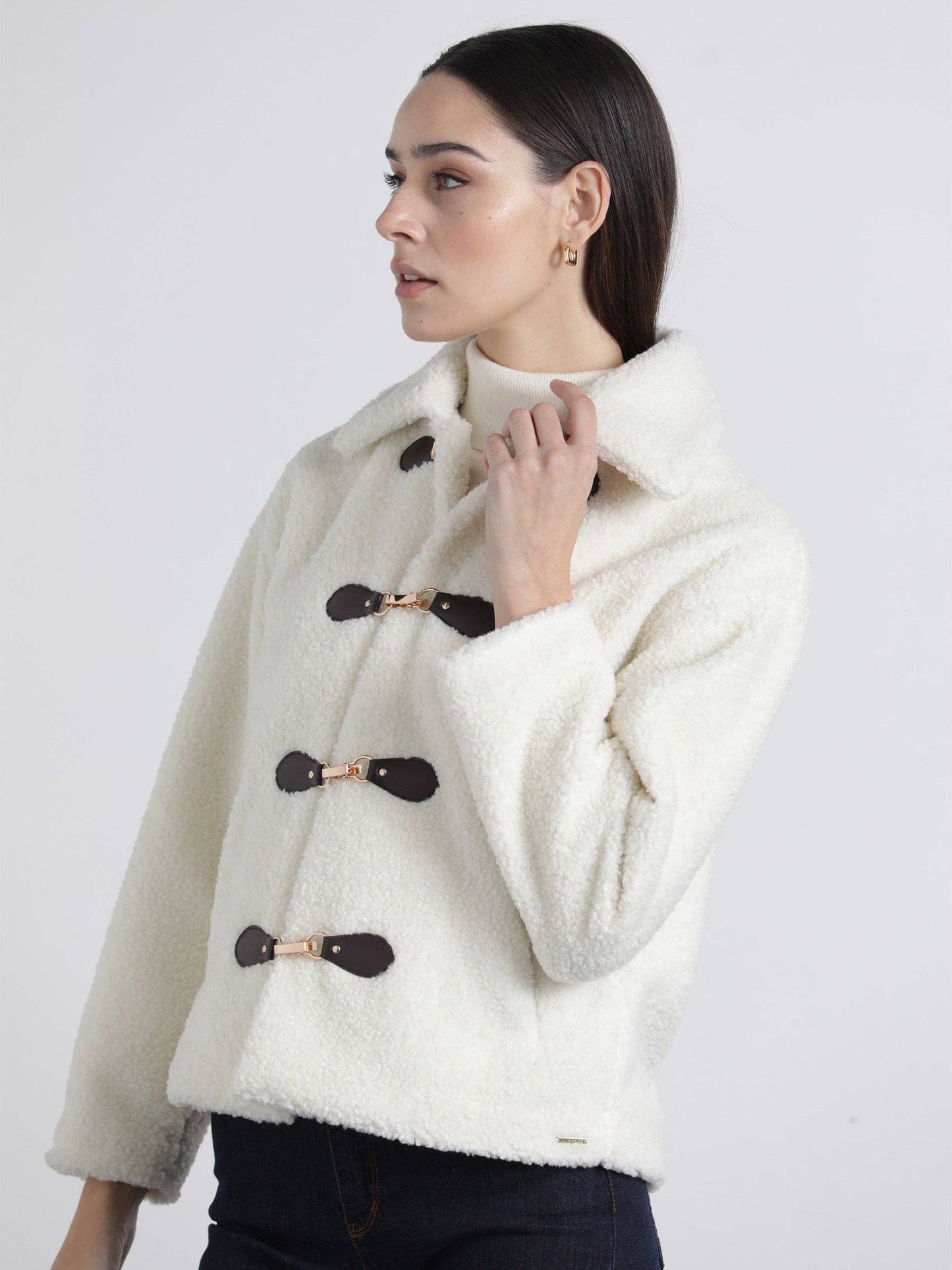 Short Hair Coat - Jachetă Premium Textură Blană 300205