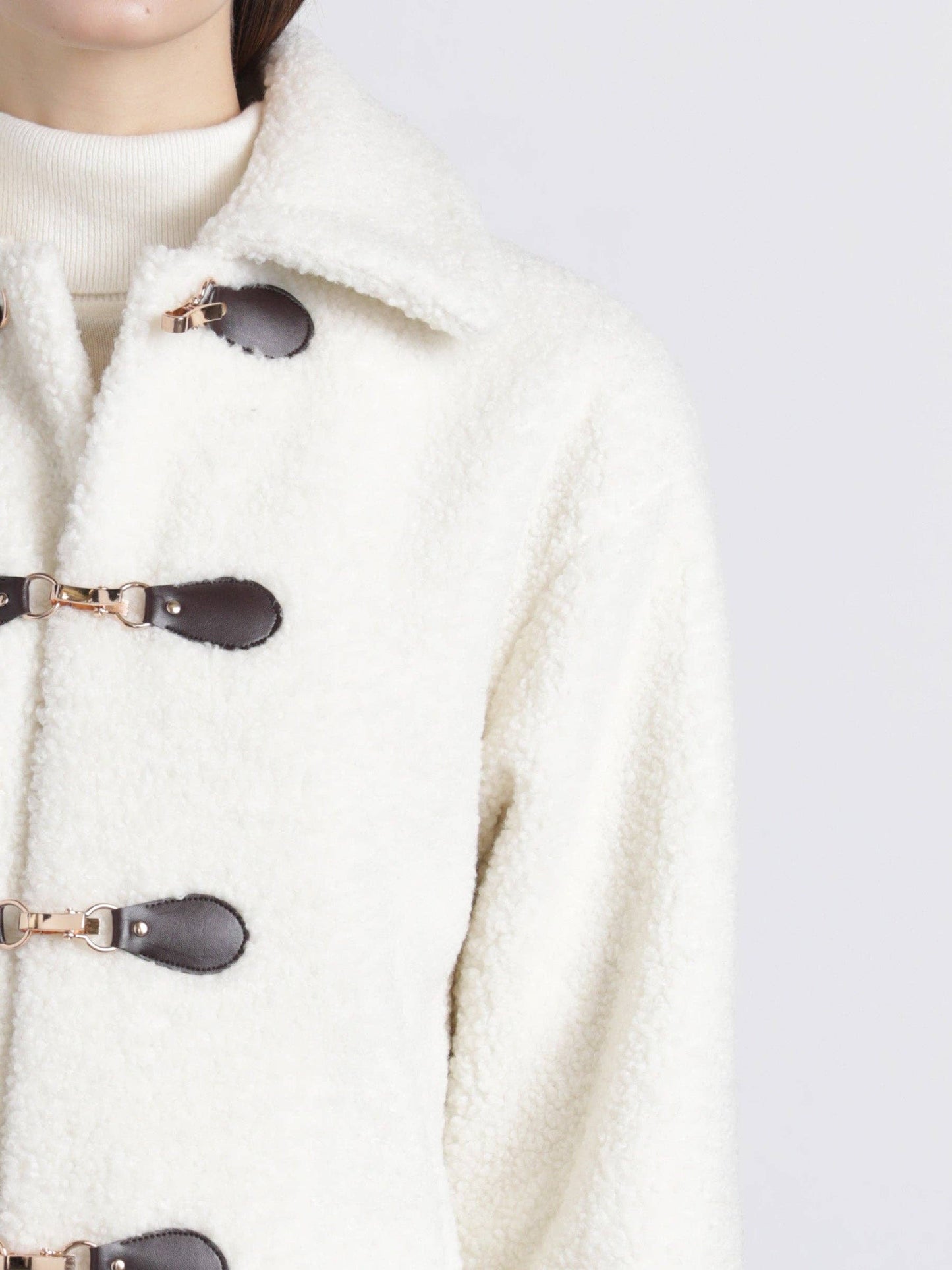 Short Hair Coat - Jachetă Premium Textură Blană 300205