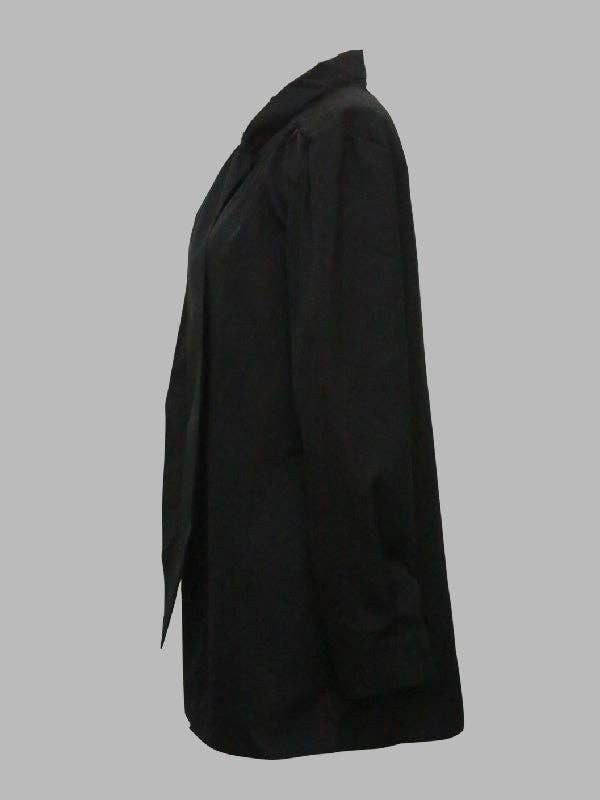Long Sleeves Loose Solid Color High-Neck Blouses&Shirts Tops MBC3007