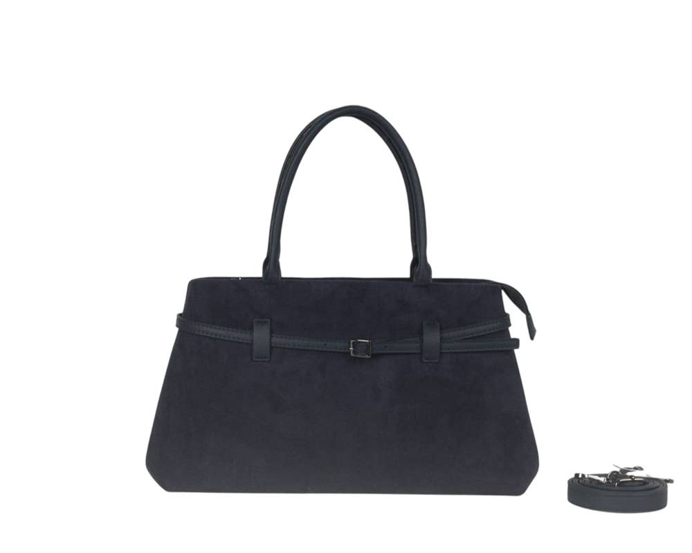 HAND BAG WITH SHOULDER STRAP. SUEDE.MB2003
