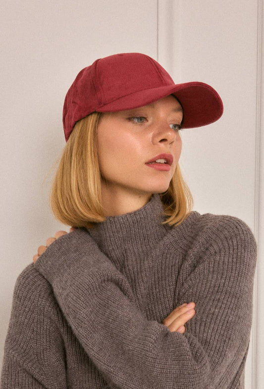 Suede cap MJ301HK