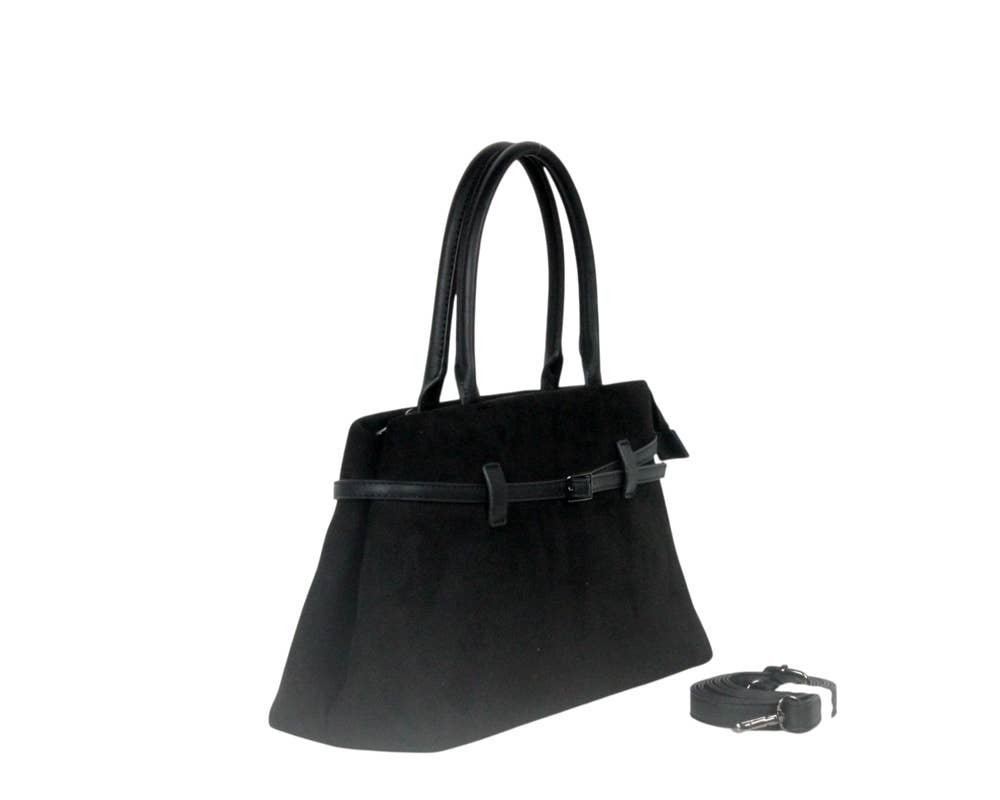 HAND BAG WITH SHOULDER STRAP. SUEDE.MB2003