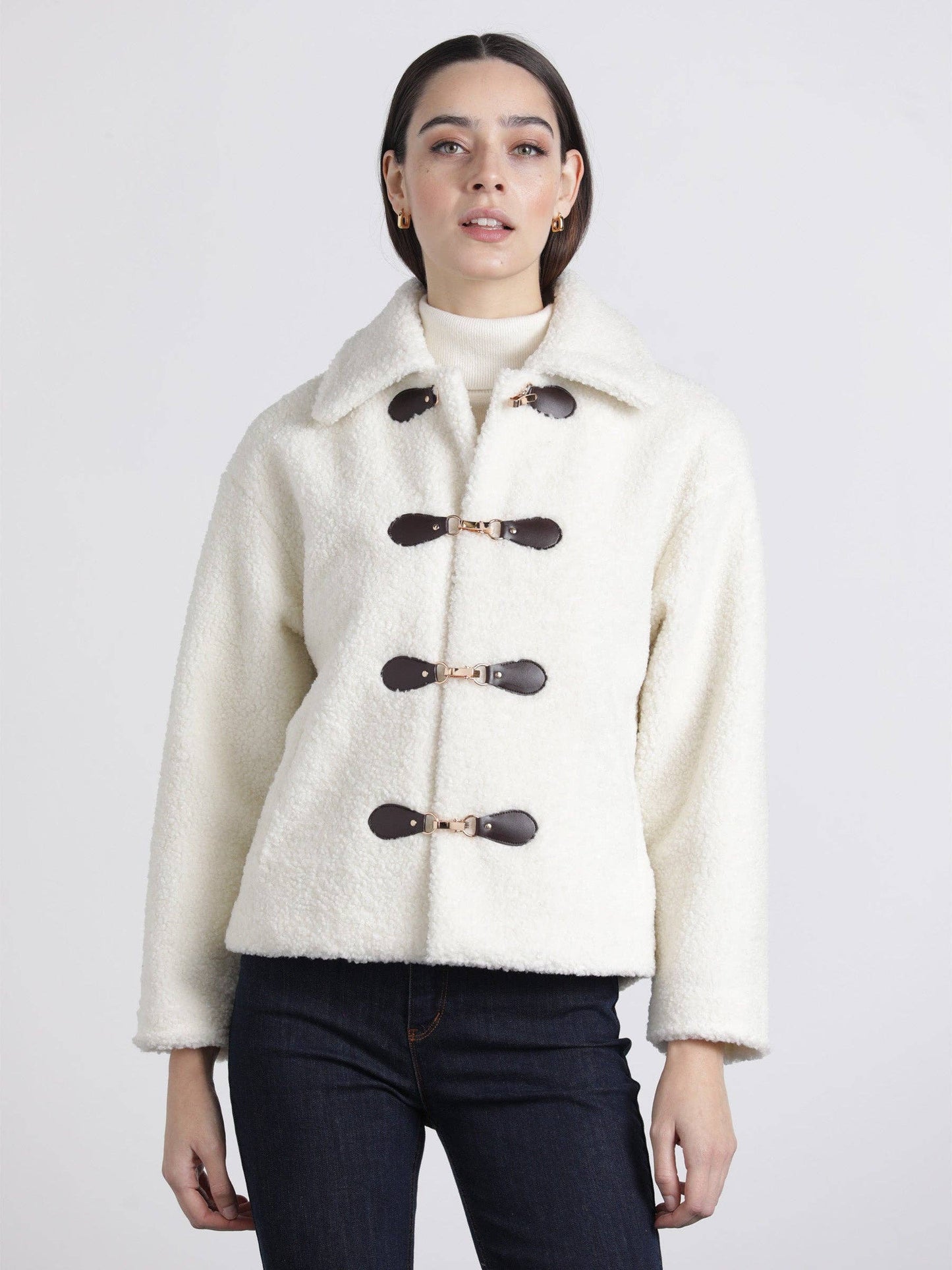 Short Hair Coat - Jachetă Premium Textură Blană 300205