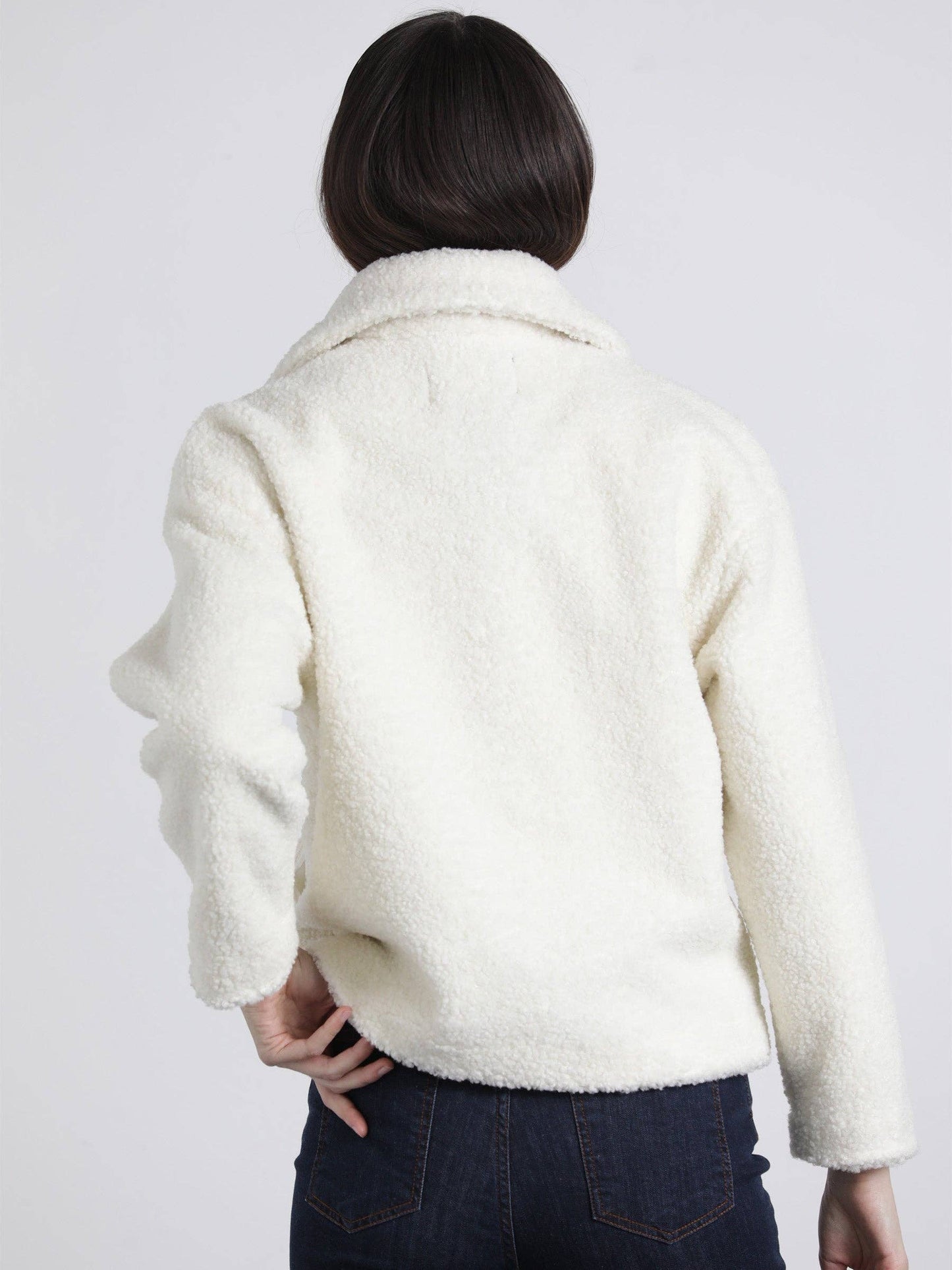 Short Hair Coat - Jachetă Premium Textură Blană 300205
