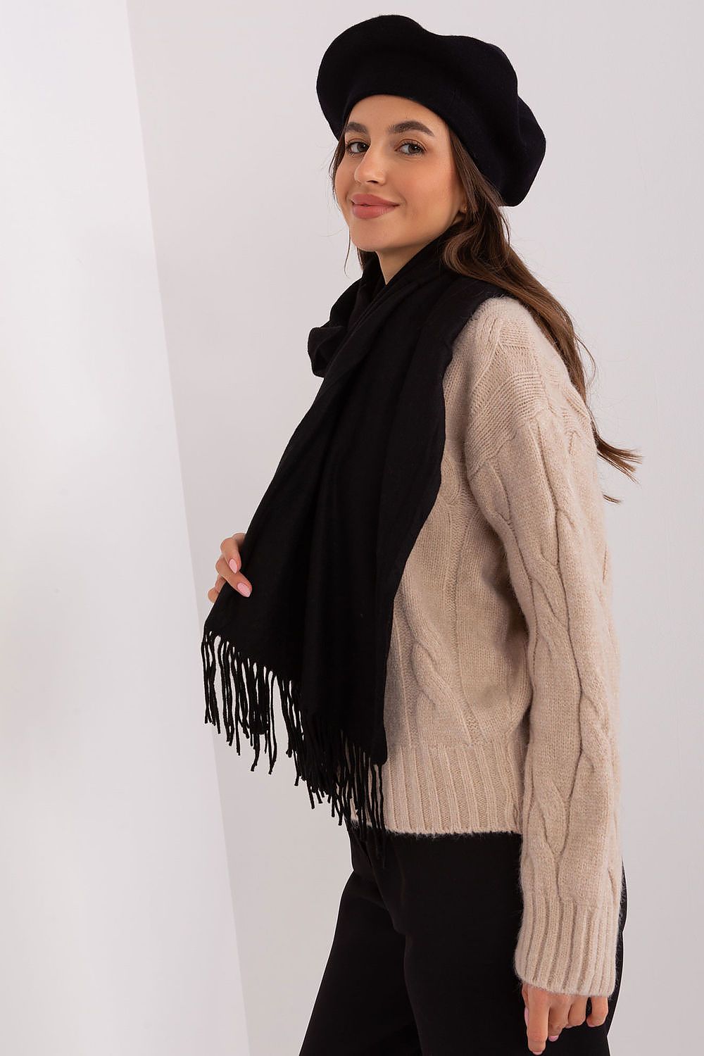  Shawl model 185891 Wool Fashion Italia 