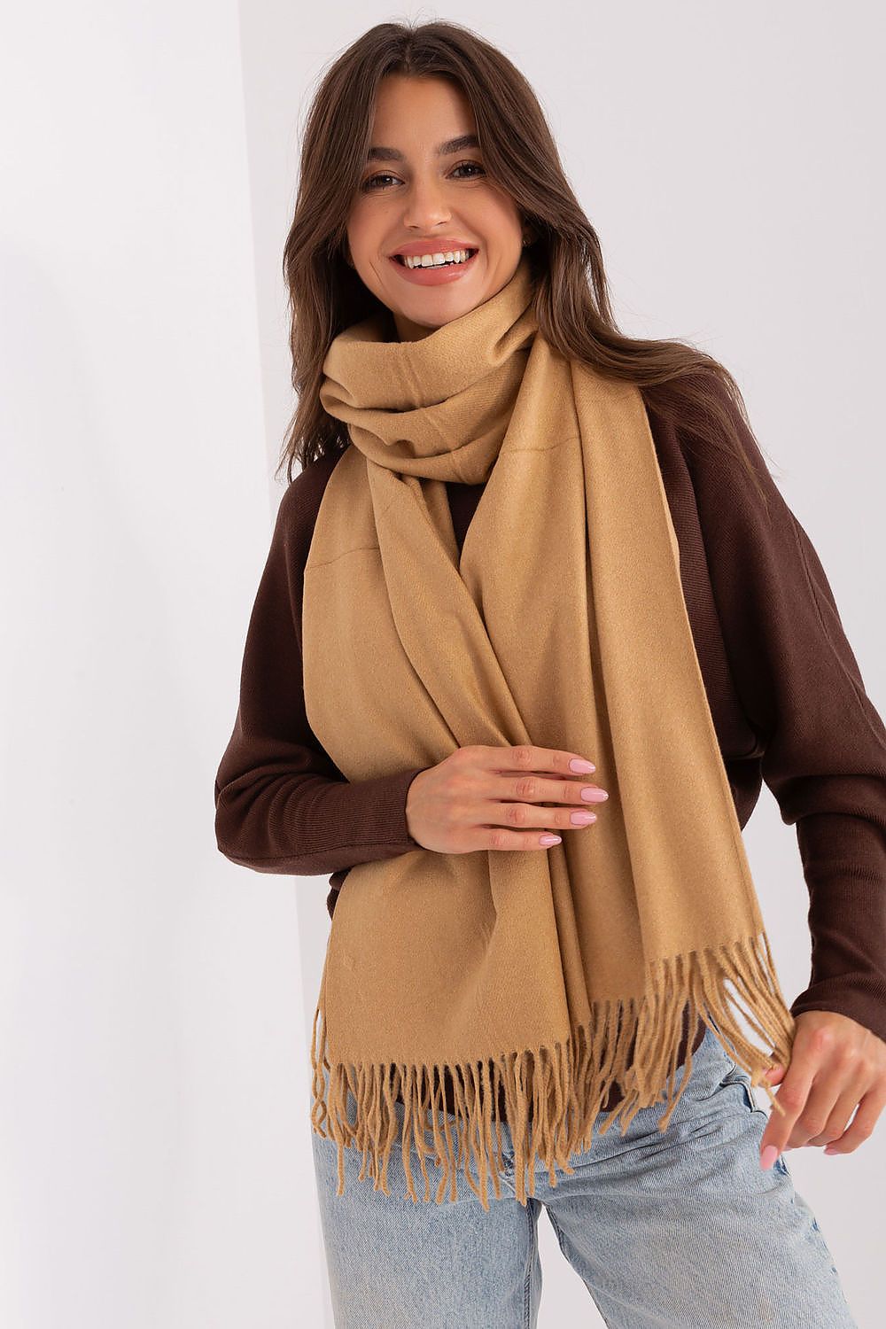  Shawl model 185892 Wool Fashion Italia 