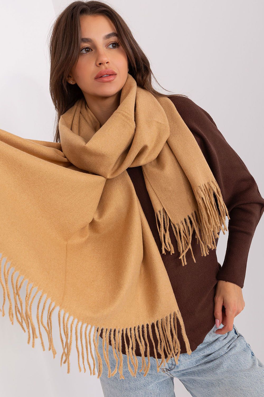  Shawl model 185892 Wool Fashion Italia 