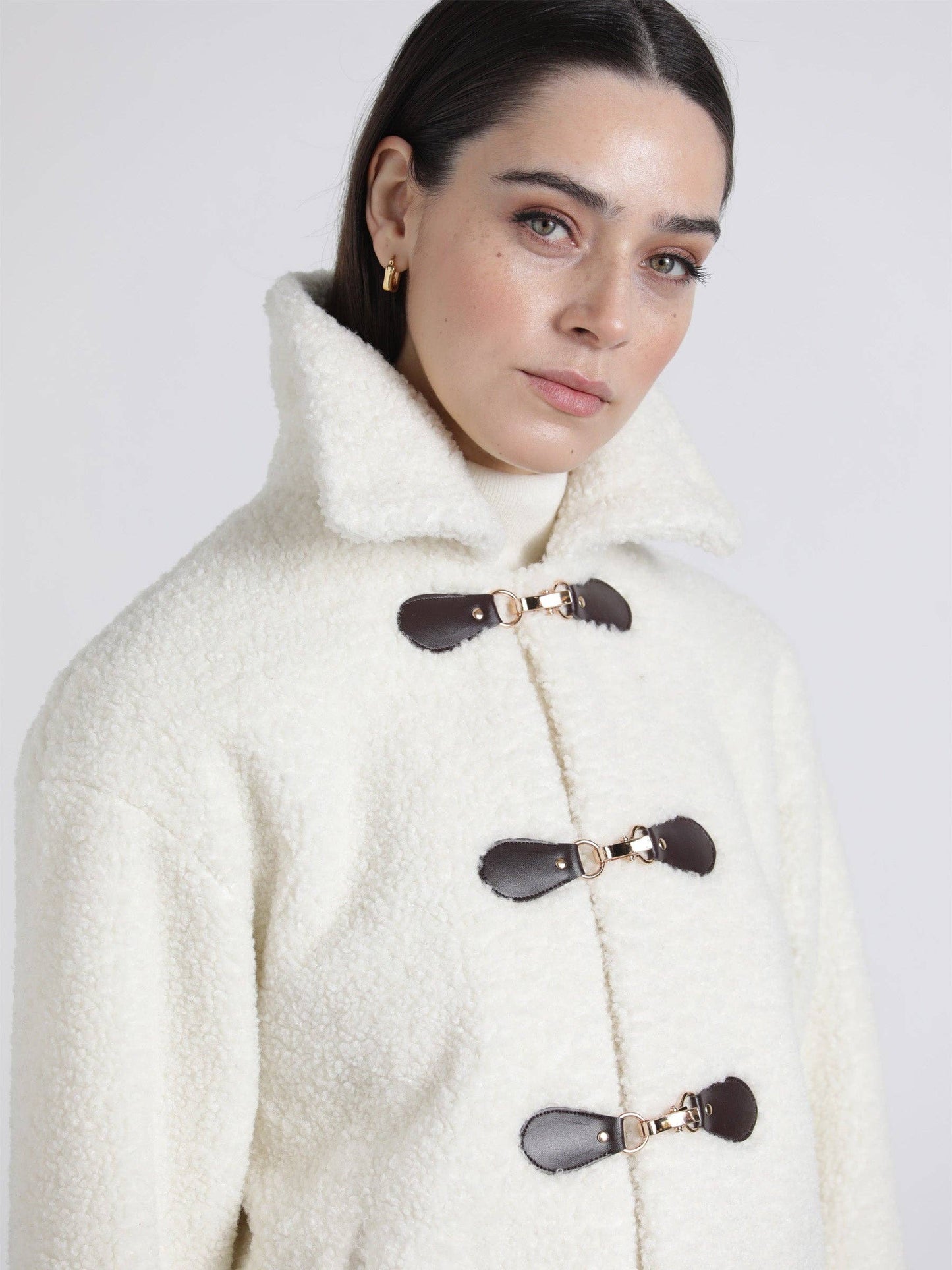 Short Hair Coat - Jachetă Premium Textură Blană 300205