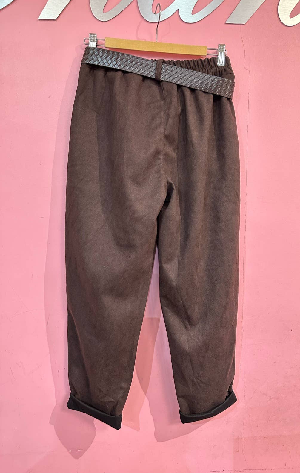 Pantaloni piele intoarsa MB17521