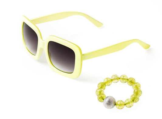 Women's sunglasses and natural stone bracelet in set MB3003